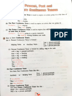 Class 6 - Grammar Textbook - Unit-20 - The Present, Past and Future Continuous Tenses.