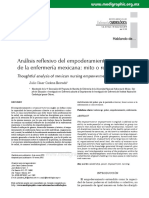 Análisis Reflexivo Del Empoderamiento de La Enfermería Mexicana: Mito o Realidad