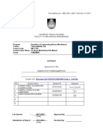 Analysis of Air Conditioning Process