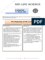 Earth and Life Science: Second Quarter MODULE 1 - Week 1&2