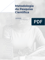 Metodologia e Pesquisa Cientifica