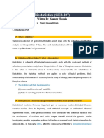 Biostatistics: Written by - Alomgir Hossain