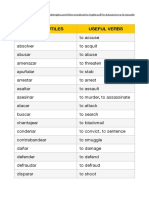 Verbos Útiles Useful Verbs