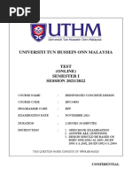 Universiti Tun Hussein Onn Malaysia: Confidential