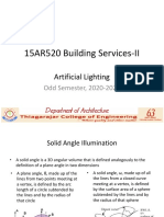 15AR520 Building Services-II: Artificial Lighting