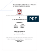 Plate Distribution - Report