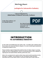 Mini Project (Emerging Technology of Automotive Industry)