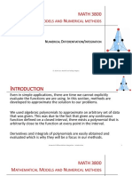 5 - Numerical Diff and Int