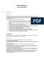 Estudos Disciplinares Teoria Psicanaliti