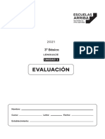 Evaluación Lenguaje Tercero Básico Unidad 4 (Versión Estudiante)