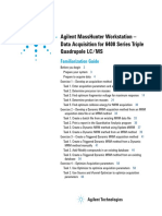 6400 Series Data Acquisition MassHunter - Familiarization