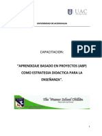 Aprendizaje Basado en Proyectos ABP