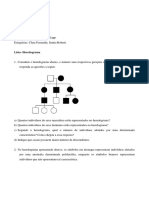 Lista de Exercícios-Heredograma