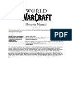 World of Warcraft 5e Monster Manual