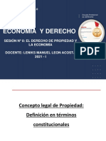 Sesion 8 - Derecho de Propiedad y Economia