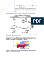 Procesos de Deformación Plástica (Laminación)