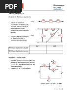 Electrocinetique Travaux Pratiques 1