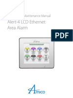 Alert-4 LCD Ethernet Area Alarm: Operating & Maintenance Manual