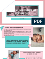 Essential Intrapartum and Newborn Care