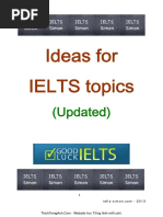 Simon.-Ideas For IELTS Topics (Updated)