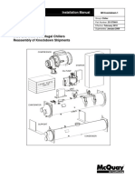 WSC and WMC Centrifugal Chillers Reassembly of Knockdown Shipments