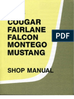 1968 Cougar, Fairlane, Falcon, Montego & Mustang Shop Manual