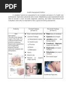 Health Assessment Portfolio