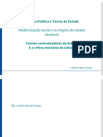 Parte 2 - Modernidade Contratualistas e A Crítica Marxista