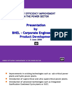 Presentation by BHEL - Corporate Engineering & Product Development