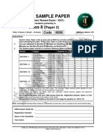 Ftre 2021 C Viii p2 S&M Sample Paper