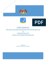 Myvas Mysejahtera App Covid 19 Vaccination Manual v2