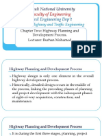 Chapter Two - Highway Planning and Development Process