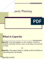 Lecture 02 - Capacity Planning