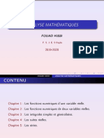 Analyse Mathématiques