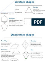 Quadrature Shapes: Square Triangle