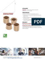 GGB BP25 Metafram Oil Impregnated Sintered Bronze Bearings Datasheet