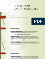 Soft and Hard Magnetic Materials