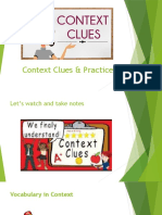 Context Clues & Practice