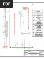 Diagrama Unifilar Tablero de Control Arrancador Directo Gra Jardines Del Colca