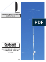 Cushcraft: Assembly and Installation Instructions