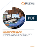 Continuous Casting Process Automation: Optimize Your Production With Our Automation Experience