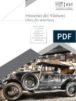 Rapport Carrosseries Des Voitures