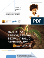 Diapositivas en Asesoría en Salud Sexual y Reproductiva