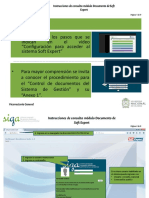 Instrucciones de Consulta Del Modulo Softexpert