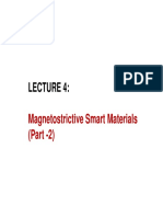 Magnetostrictive Smart Materials (Part 2) (Part - 2)