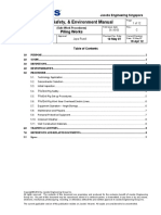 Health, Safety, & Environment Manual: Piling Works