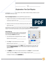 Student Exploration: Fan Cart Physics