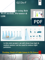 G2 Div-F: Smart Street Light Using Bolt Wi-Fi Module, Pir-Sensor & LDR