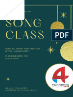 Song Class - All I Want For Christmas Is You - Mariah Carey