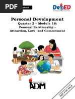 Personal Development: Quarter 2 - Module 18